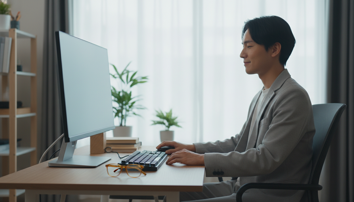 screen readability configuration for long sessions
