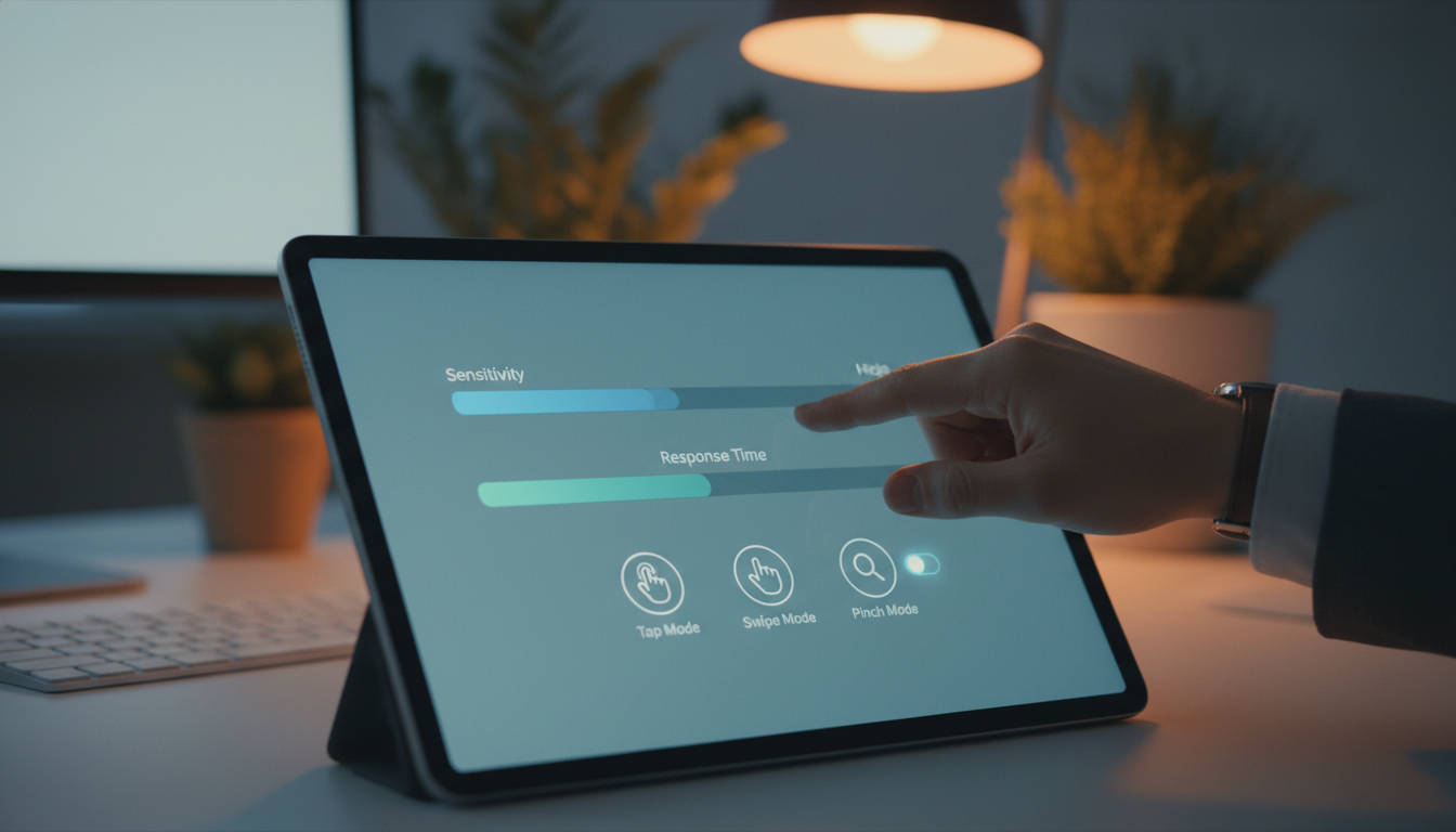 touch sensitivity tuning for comfort